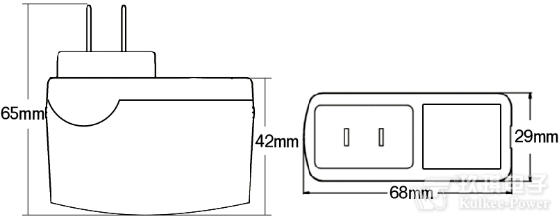 美規UL插墻式電源適配器