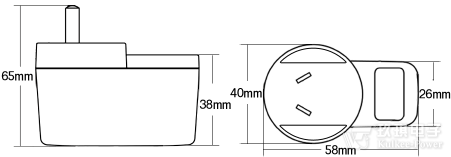 USB電源適配器