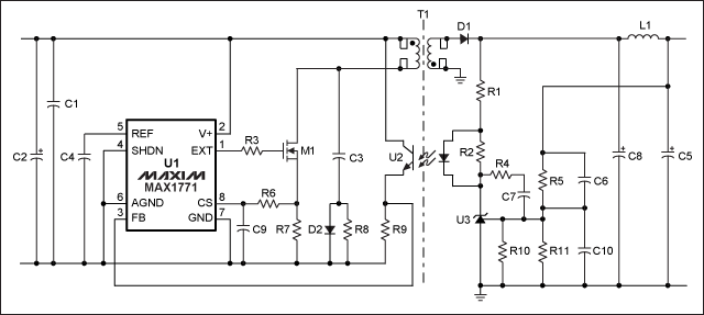 PFM 轉換器控制電路原理圖